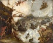 Hans von Aachen und auf der Reckseite die Entfesselung der Winde durch Aeolus France oil painting artist